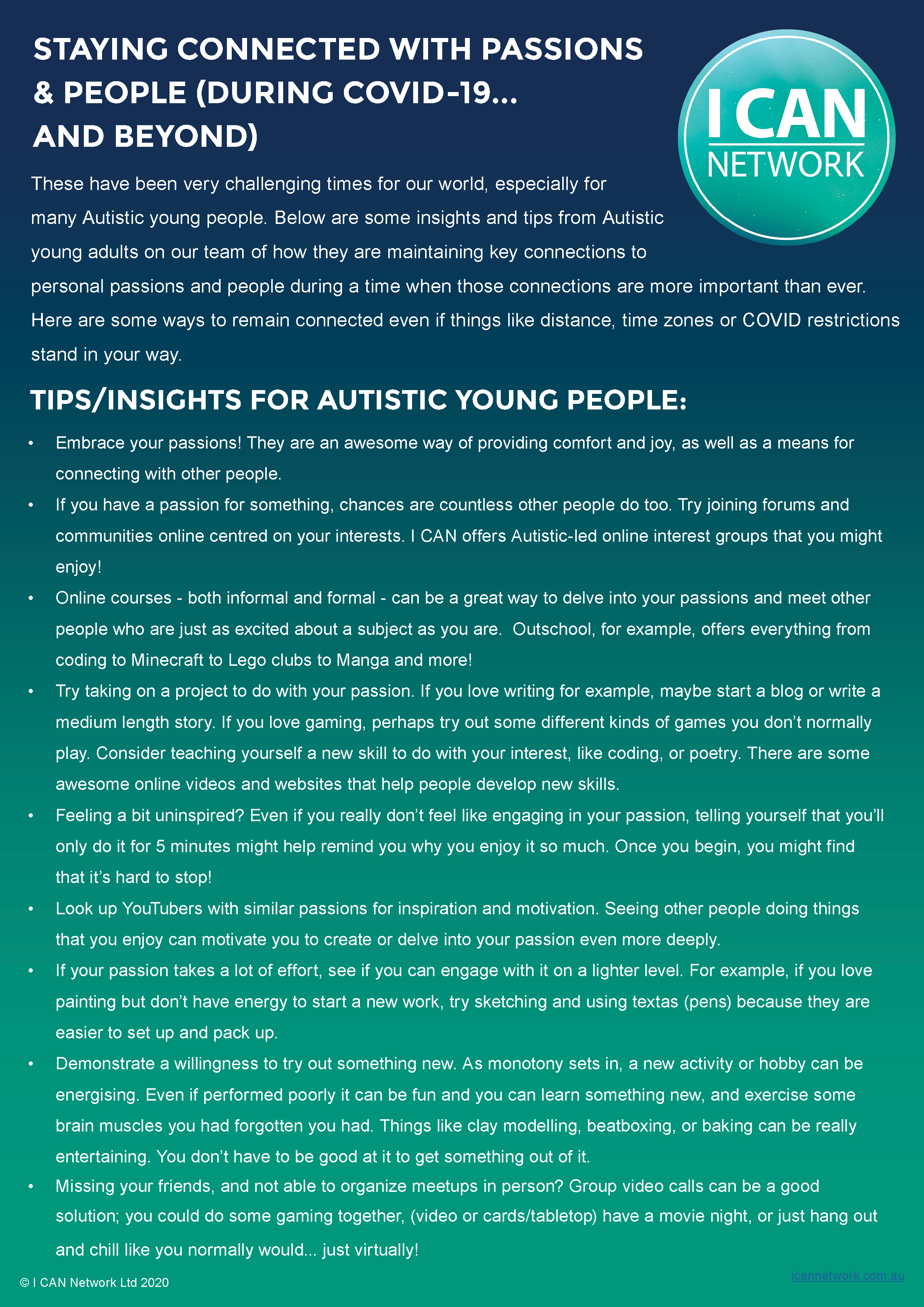 Expo Tip Sheet - Staying Connected
